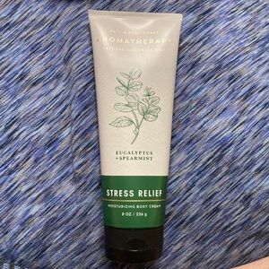 Bath and body works “stress relief eucalyptus and spearmint ” body cream